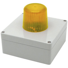 Blitzleuchte Hugentobler Typ 13 24VAC 5Ws gelb