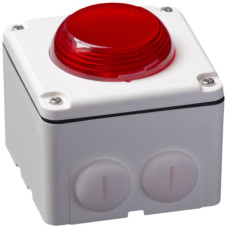 Blitzleuchte Hugentobler Typ 18 NAP 230VAC rot