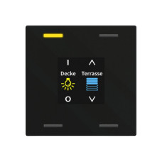 EB-Bediengerät KNX MDT BE-TAS600416.01 4T/4B Display schwarz matt