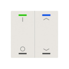 EB-Taster KNX RGBW MDT BE-TAL600211.D1 2T/4B weiss matt "I/O"-"Jalousie"