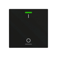 EB-Taster KNX RGBW MDT BE-TAL60T116.B1 1T/2B Temp.schwarz matt "I/O"