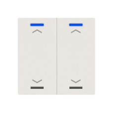 EB-Taster KNX RGBW MDT BE-TAL60T211.A1 2T/4B Temp.weiss matt "Jalousie"