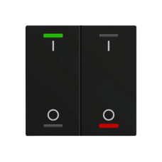 EB-Taster KNX RGBW MDT BE-TAL60T216.B1 2T/4B Temp.schwarz matt "I/O"