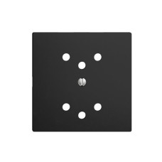 Frontplatte EDIZIOdue 2×T12 schwarz