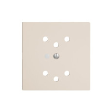 Frontset EDIZIOdue crema 60x60mm 2xT12 mit Linse