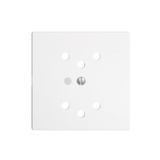Frontset EDIZIOdue weiss 60x60mm 2xT12 mit Linse