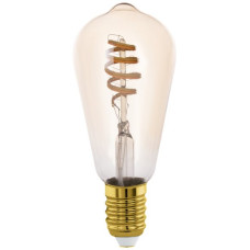 LED-Lampe Eglo E27 4.9W 360lm 2200-6500K 64x142mm ST64 klar 360°