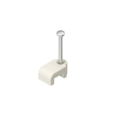 Nagelbride 6.4x3.2mm 15mm weiss - 100 Stück