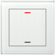 UP-Taster KNX RGBW MDT BE-GTL10W.01 1T/2B Glas weiss "neutral"