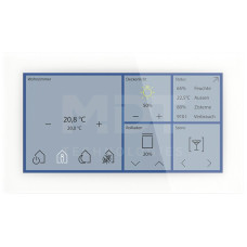 UP-Touchpanel KNX MDT BE-GTS06TW.01S 6" Glas weiss