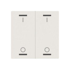 Wippe MDT BE-TAL60W211.B1 1T/4B f.Sensortasten weiss matt "I/O"