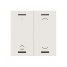 Wippe MDT BE-TAL60W211.D1 1T/4B f.Sensortasten weiss matt "I/O"-"Jalousie"