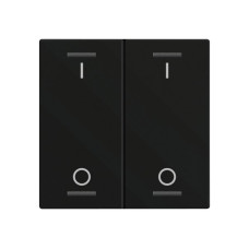 Wippe MDT BE-TAL60W216.B1 1T/4B f.Sensortasten schwarz matt "I/O