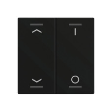 Wippe MDT BE-TAL60W216.C1 1T/4B f.Sensortasten schwarz matt "Jalousie"-"I/O"