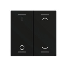 Wippe MDT BE-TAL60W216.D1 1T/4B f.Sensortasten schwarz matt "I/O"-"Jalousie"