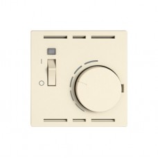 Montageset EDIZIO.liv SNAPFIX f.Thermostat mit Schalter crema