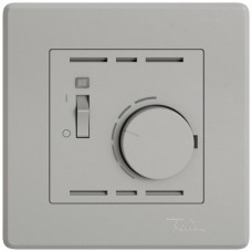 UP-Montageset EDIZIO.liv SNAPFIX f.Thermostat mit Schalter hellgrau