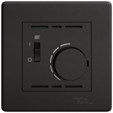 UP-Montageset EDIZIO.liv SNAPFIX f.Thermostat mit Schalter schwarz