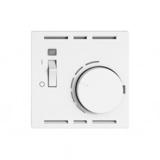 Montageset EDIZIO.liv SNAPFIX f.Thermostat mit Schalter weiss