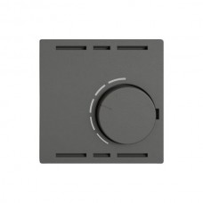 Montageset EDIZIO.liv SNAPFIX f.Thermostat ohne Schalter dunkelgrau
