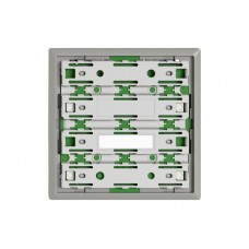 Frontplatte EDIZIO.liv SNAPFIX für UNI-Taster 3901-1 ohne LED hellgrau GMI A