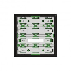 Frontplatte EDIZIO.liv SNAPFIX für UNI-Taster 3902-1 mit LED schwarz GMI A L