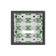 Frontplatte EDIZIO.liv SNAPFIX für UNI-Taster 3903-1 mit LED dunkelgrau GMI A L Frontplatte EDIZIO.liv SNAPFIX für UNI-Taster 3903-1 mit LED dunkelgrau GMI A L