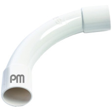 Steckbogen PM M25 mit Muffe halogenfrei hellgrau