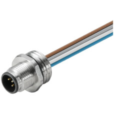 EB-Stecker Weidmüller SAIE Stift M12 5L mit Kabel 0.5m M16 0.34mm² PVC