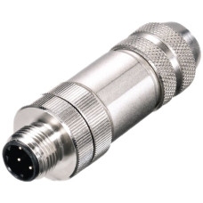 Stecker M12 Weidmüller Stift gerade Schraubanschluss