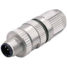 Stecker Weidmüller SAIP Stift gerade Schneidklemme M12 0.34mm² 7-8mm 3L Schirm.