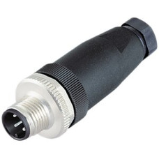 Stecker Weidmüller SAIP Stift gerade Zugfeder M12 0.5mm² 4-6mm 5L