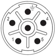 Stift Weidmüller SAI-M23-SE-L-6 Crimpanschluss M23 6L