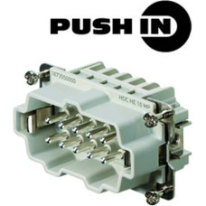 Stifteinsatz Weidmüller HDC HE 500V 16A 10L PUSH IN Gr.4