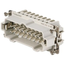 Stifteinsatz Weidmüller HDC HE 500V 16A 16L Zugfederanschluss Gr.6
