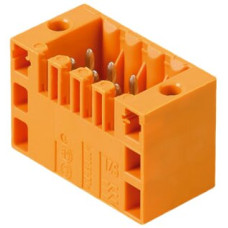 Stiftleiste Weidmüller S2L Flansch THT 3,5mm 28L 180° 3,5mm verzinnt schwarz - 1 Stück