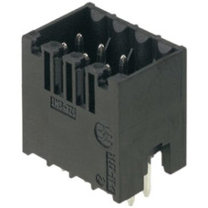 Stiftleiste Weidmüller S2L-SMT geschlossen THT/THR 3.5mm 6L 180° 3.5mm schwarz - 1 Stück