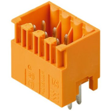 Stiftleiste Weidmüller S2L geschlossen THT 3.5mm 18L 180° 3.5mm verzinnt orange - 1 Stück