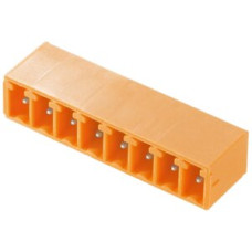 Stiftleiste Weidmüller SC geschlossen THT 3.81mm 6L 90° 3.2mm verzinnt orange - 1 Stück