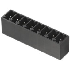 Stiftleiste Weidmüller SC geschlossen THT 3.81mm 8L 180° 3.2mm verzinnt schwarz - 1 Stück