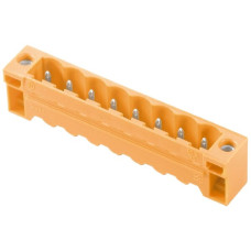 Stiftleiste Weidmüller SL Flansch THT 5,08mm 7L 180° 3,2mm schwarz - 1 Stück