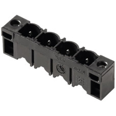 Stiftleiste Weidmüller SL HP Flansch THT 7,62mm 3L 180° 3,2mm schwarz - 1 Stück
