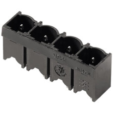 Stiftleiste Weidmüller SL HP geschlossen THT 7.62mm 4L 180° 3.2mm schwarz - 1 Stück