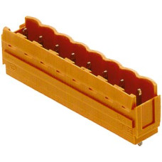 Stiftleiste Weidmüller SL Schwalbenschwänze THT 5mm 10L 180° 3.2mm orange - 1 Stück