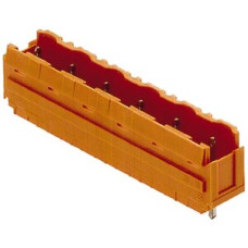 Stiftleiste Weidmüller SL Schwalbenschwänze THT 7.62mm 4L 180° 3.2mm orange - 1 Stück