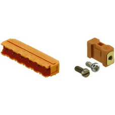 Stiftleiste Weidmüller SL Schwalbenschwänze THT 7.62mm 6L 90° 3.2mm orange - 1 Stück