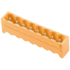 Stiftleiste Weidmüller SL geschlossen THT 5.08mm 12L 180° 3.2mm orange - 1 Stück