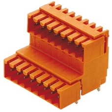 Stiftleiste Weidmüller SLD geschlossen THT 3.5mm 16L 90° 3.2mm verzinnt orange - 1 Stück