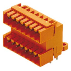 Stiftleiste Weidmüller SLD geschlossen THT 3.5mm 18L 90° 3.2mm verzinnt orange - 1 Stück