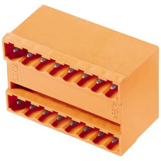 Stiftleiste Weidmüller SLD geschlossen THT 5.08mm 16L 90° 3.2mm verzinnt orange - 1 Stück